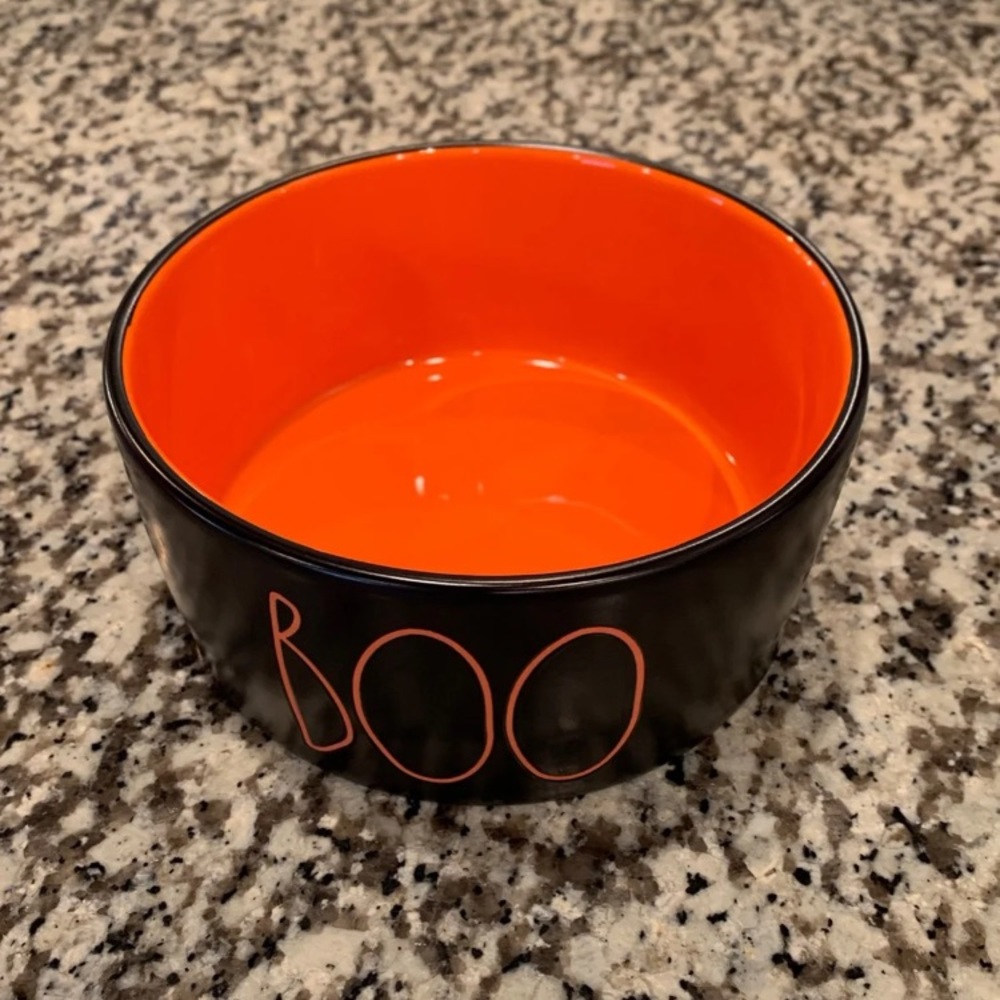 Rae Dunn Halloween dog bowl